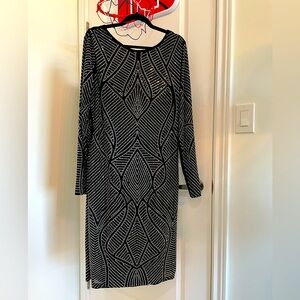 gorgeous dress size 3 black and sequins